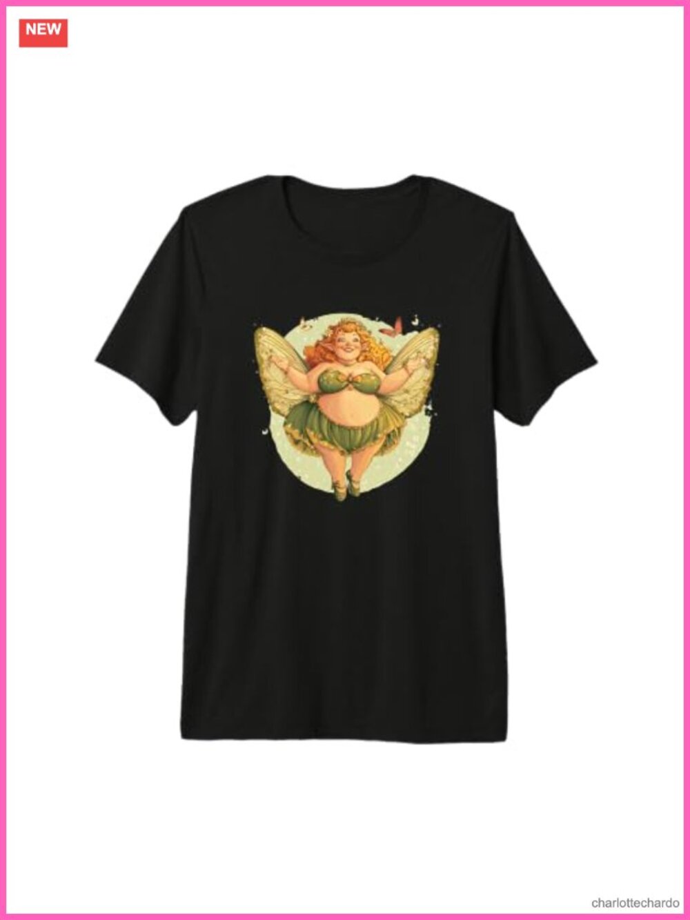 Fairy Wings Costume Tri-blend T-Shirt Crew Neck Unisex Tee